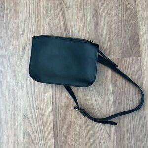 Madewell Black Leather Belt Bag